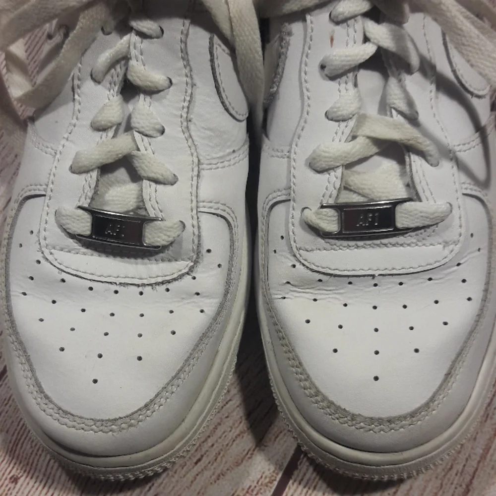 Nike AF1 white on white size 4y